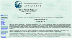 Desktop Screenshot of chenfamilytaiji.com